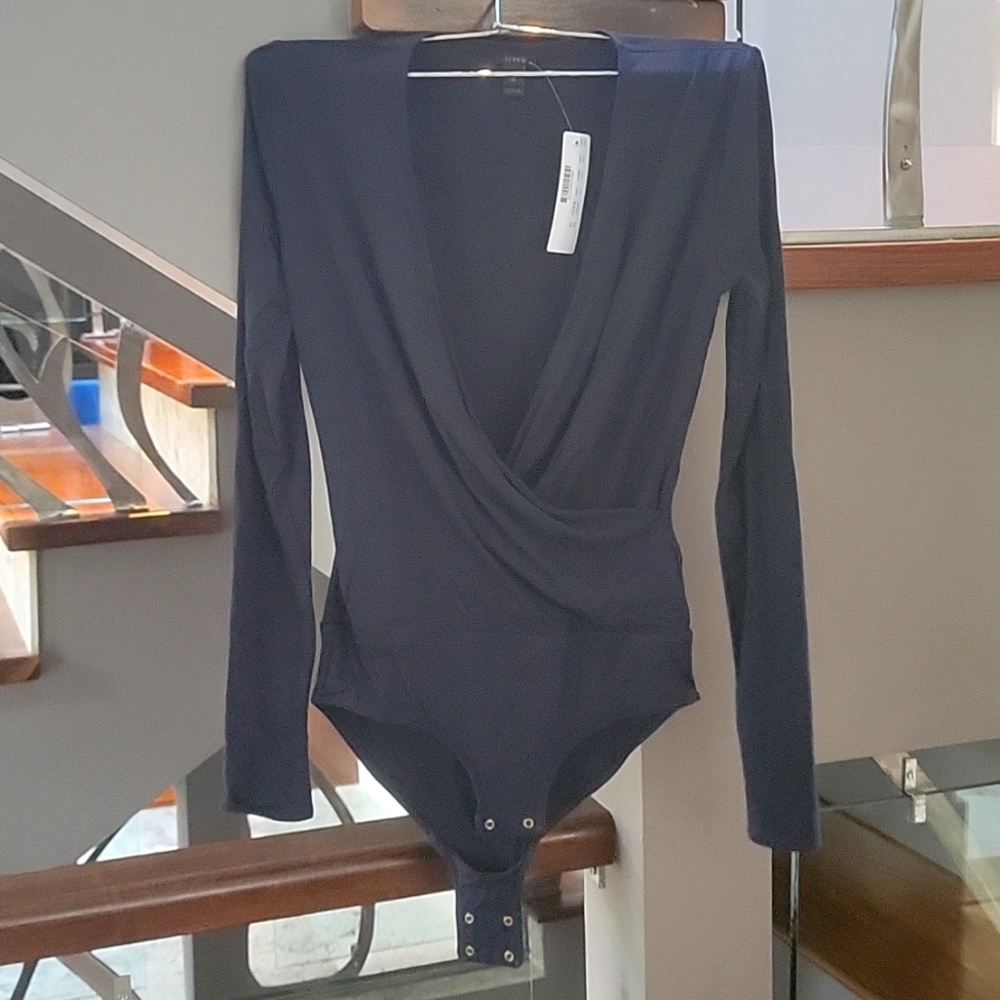 Jcrew bodysuit wrap top